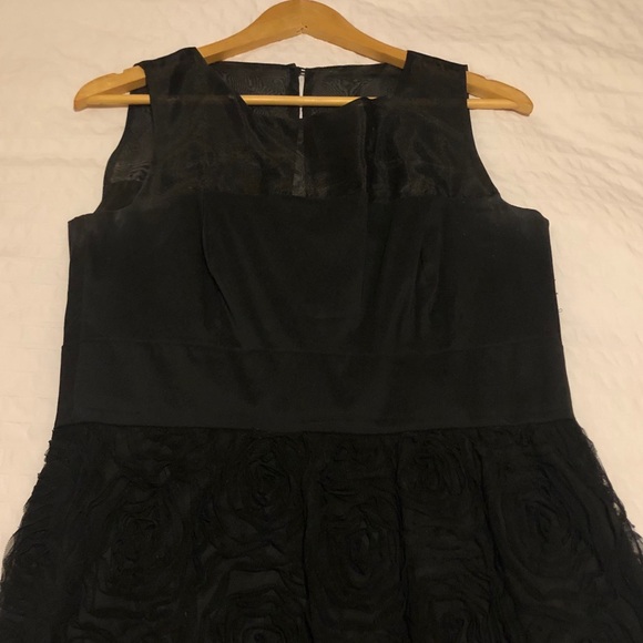 Black Floral Cocktail Dress - Picture 10 of 10